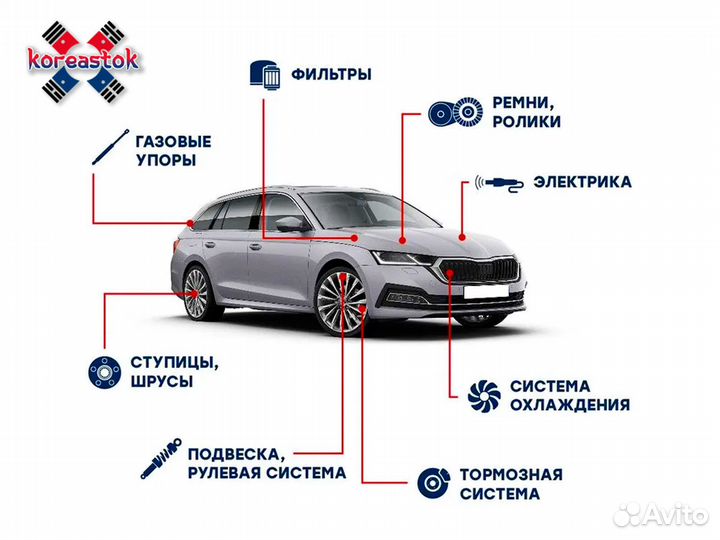 Опора амортизатора верхняя передней GM2150 Zekkert