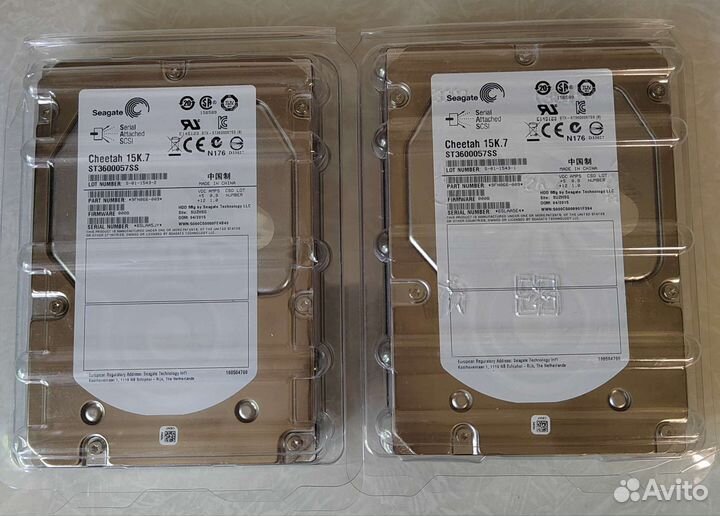 Новые Seagate Cheetah 15K.7 ST3600057SS