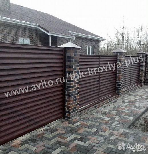 Забор жалюзи