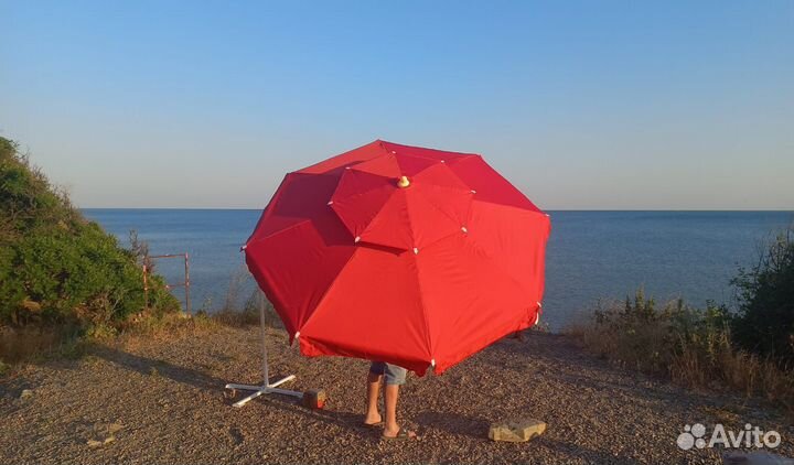 Зонт уличный круглый пляжный