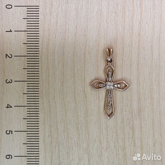 Крест с бриллиантами, №Z525052N1