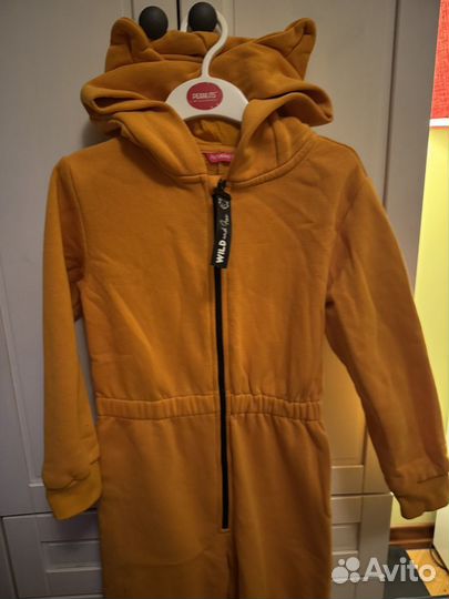 Комбинезон на девочку утепленный 122