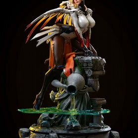 В наличии под заказ статуя Mercy Overwatch