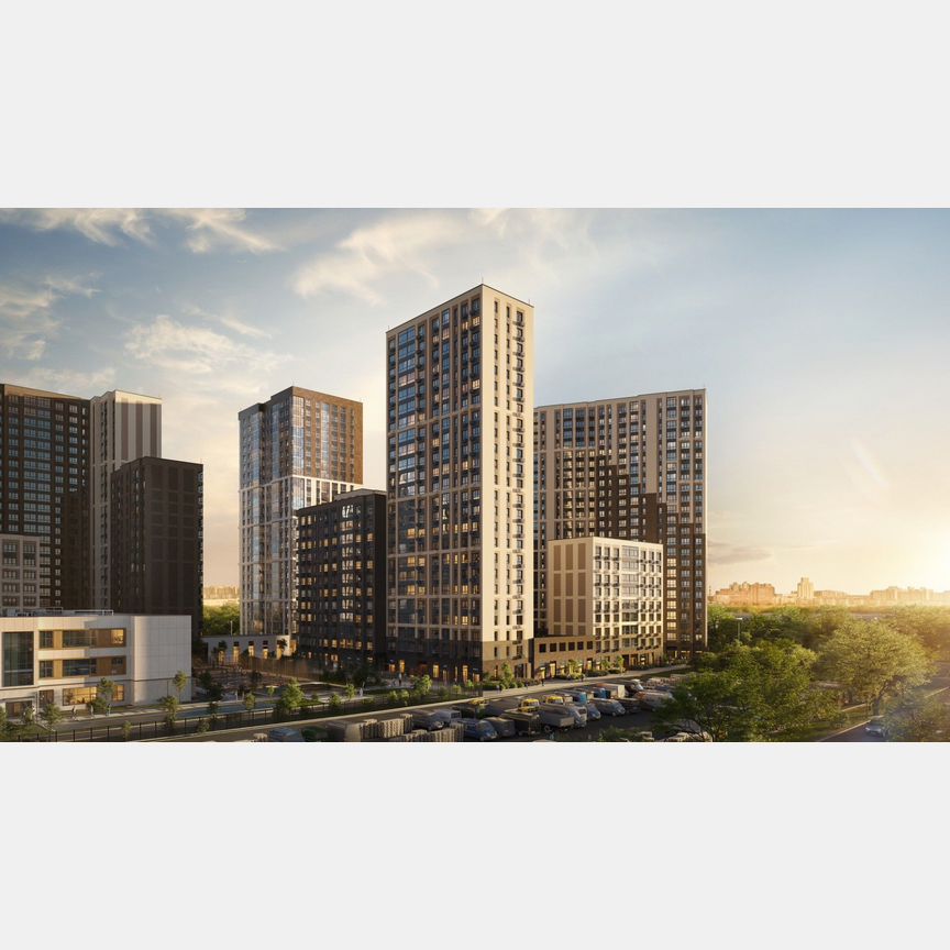 3-к. квартира, 67 м², 15/25 эт.