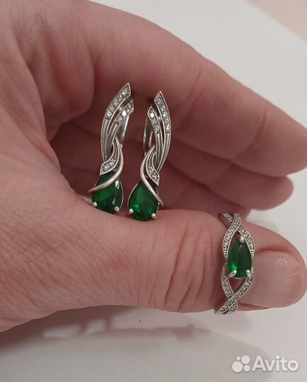 Серебренный комплект