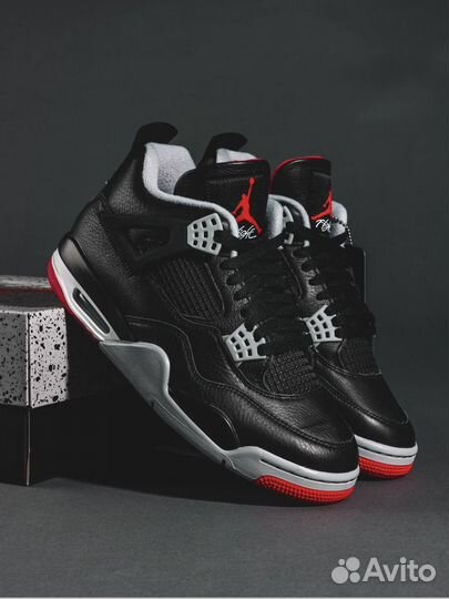 Кроссовки Nike Air Jordan 4 Retro Bred Reimagined