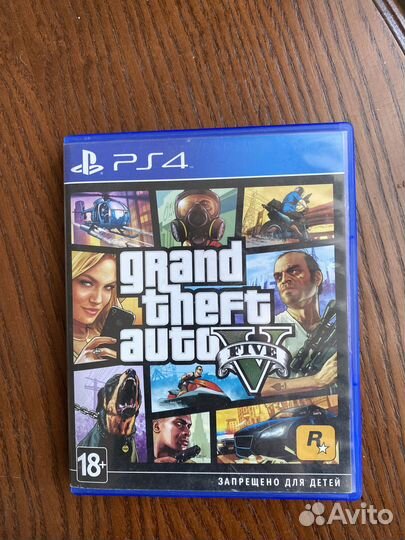 Игровые диски на ps4,GTA 5