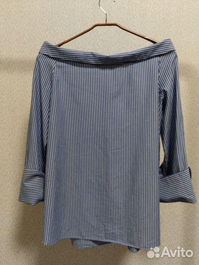 Блузка рубашка zara