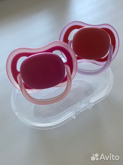 Соски пустышки avent 2 штуки 6-18 мес
