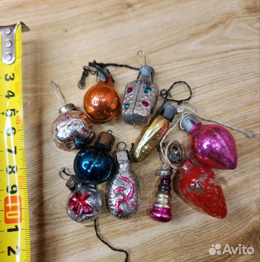 Елочные игрушки (мини) СССР одним лотом