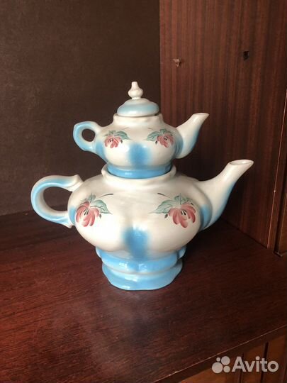 Чайник заварочный СССР (заварной и доливочный)