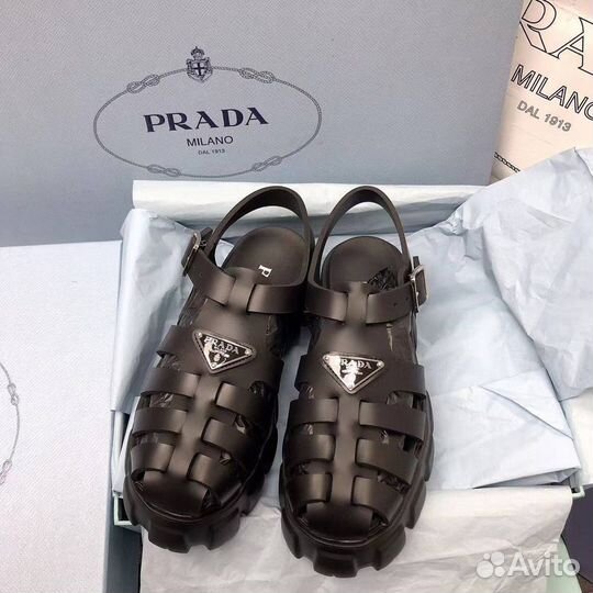 Женские сандалии prada Monolith 36-41 премиум