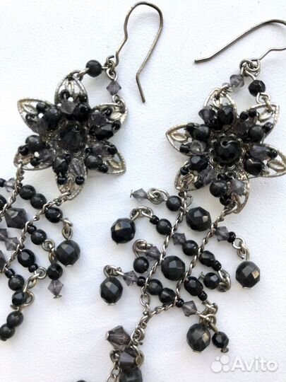 Серьги Арабские Цветы