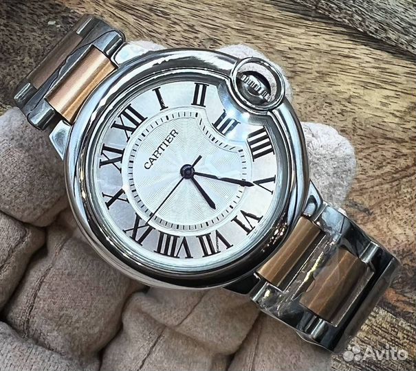 Часы женские Cartier Ballon Bleu 36мм сталь