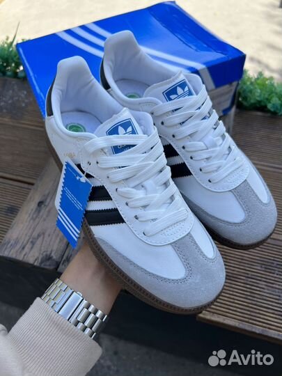 Adidas Samba белые женские