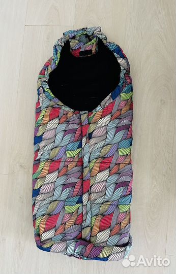 Конверт leokid в коляску зимний + варежки