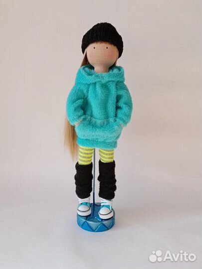 Интерьерная текстильная кукла