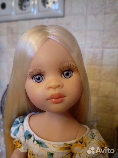 Кукла Паола Рейна белокурая рапунцель, нюд