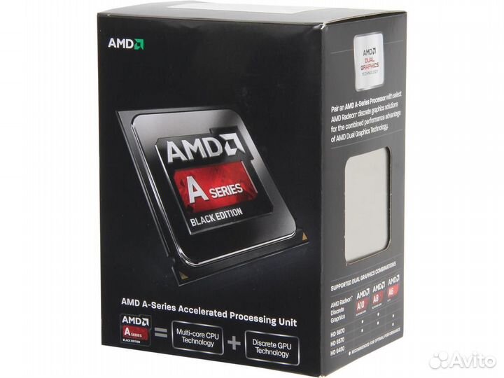 Процессор AMD A10-6800K FM2, 4 x 4100 мгц