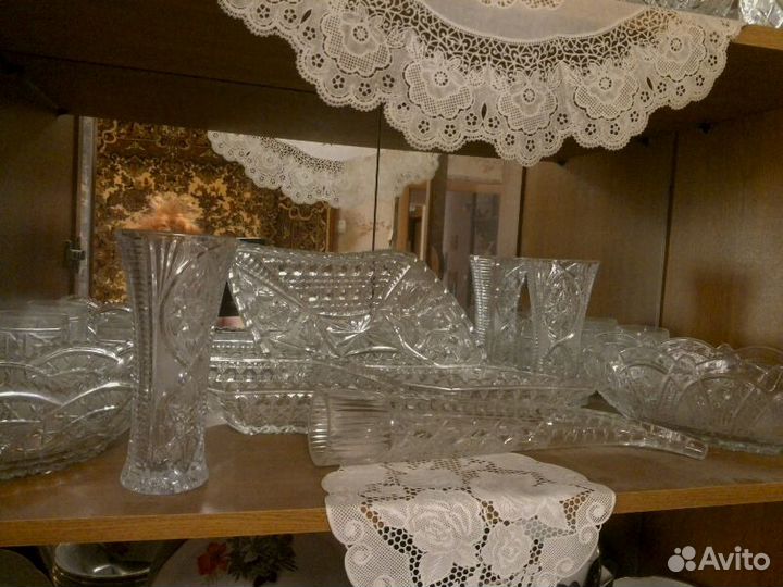 Хрусталь. Любые вазы, салатницы, ладьи, конфетницы