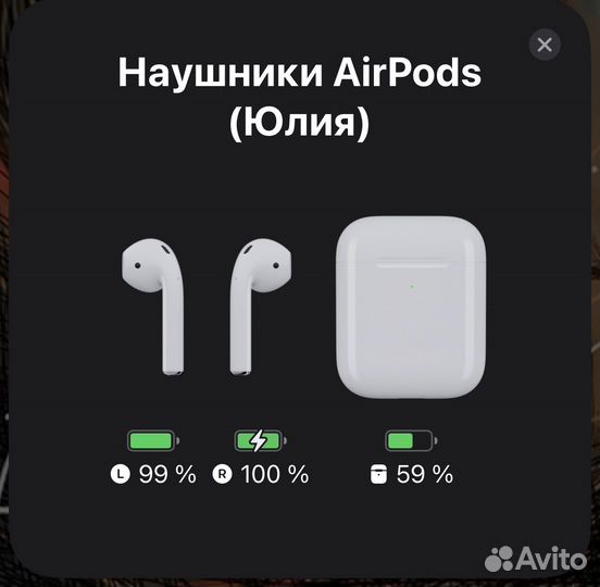 Наушники AirPods 1 поколения