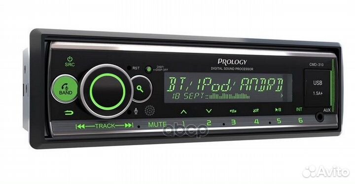 Автомагнитола prology CMD-310, USB, AUX, BT,DS