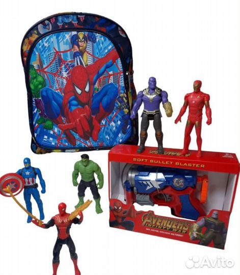 Новый набор игрушек Человек-паук в рюкзаке