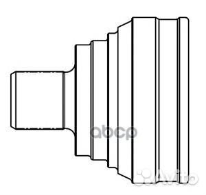 ШРУС audi 80/90 1.6-2.3 86-96 нар. +ABS 803009 GSP