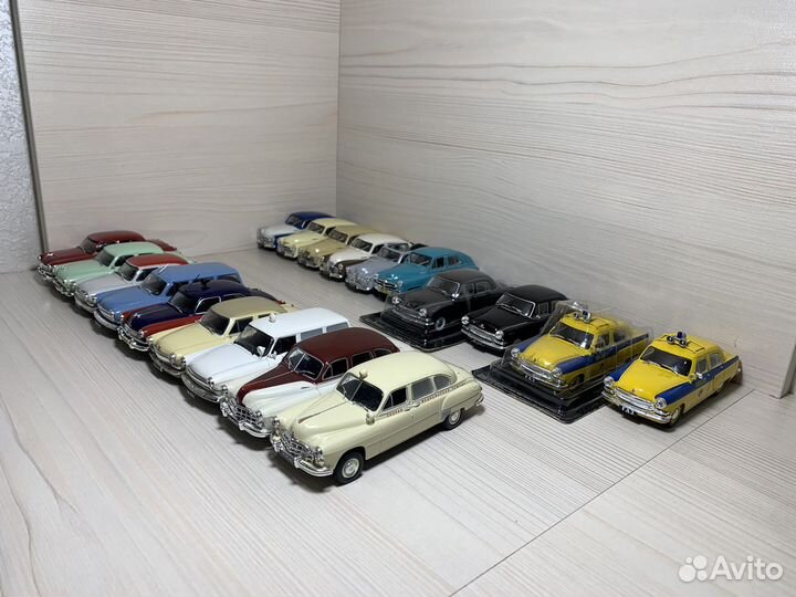 Коллекционные модели газ, зис Deagostini, нап