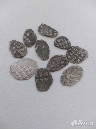 Копейки серебро (чешуя)