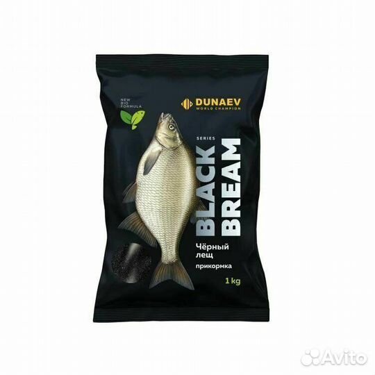 Прикормка dunaev black Series 1 кг bream (Черный л