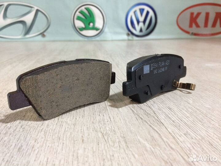 Колодки тормозные задние Солярис Рио 3 Сид Соул i