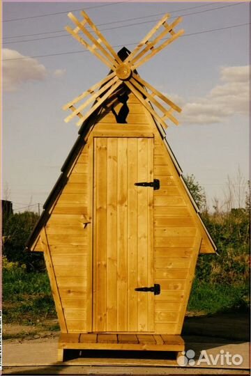 Дачный туалет с декором и установкой LKV