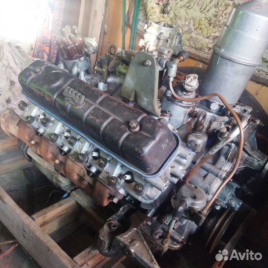 Двигатель газ 53