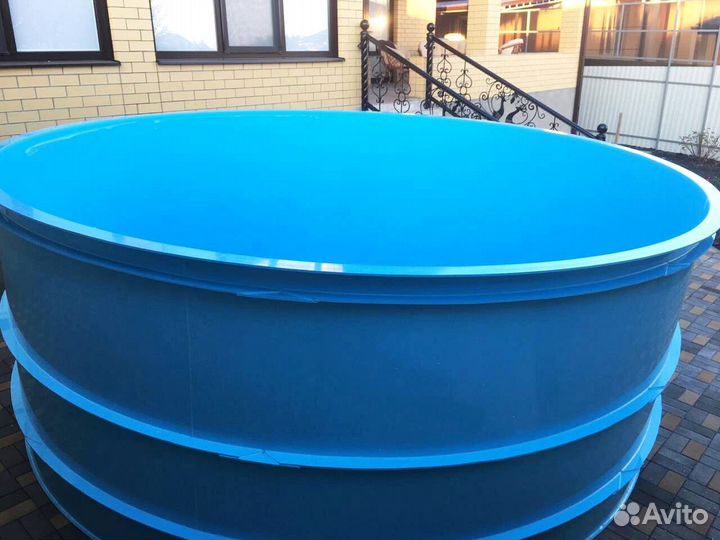 Бассейн 4x1,5 полипропиленовый