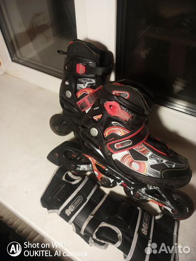 Коньки детские раздвижные 27 30