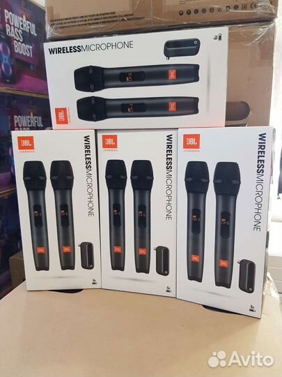 Беспроводные микрофоны JBL комплект 2шт
