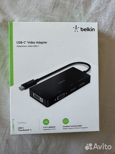 Belkin адаптер 4-potr mini hub