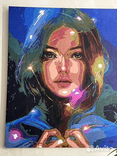 Картины по номерам раскрашенная