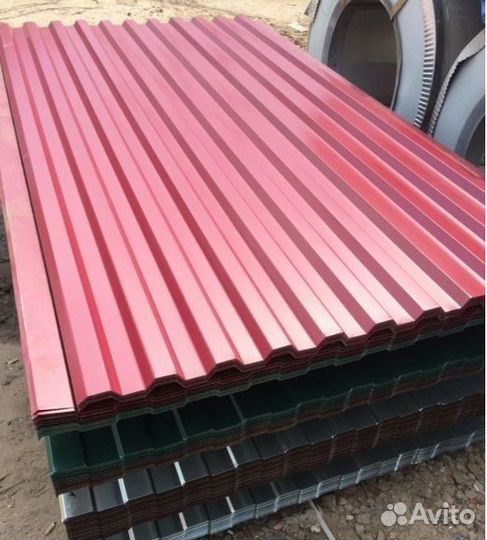 Профнастил для забора,крыши,фасада (новый)