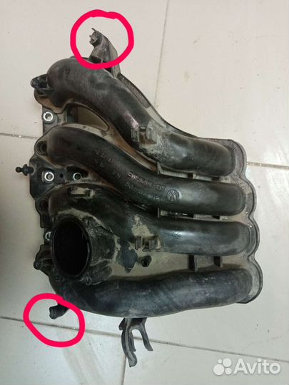 Воздушный коллектор на поло седан