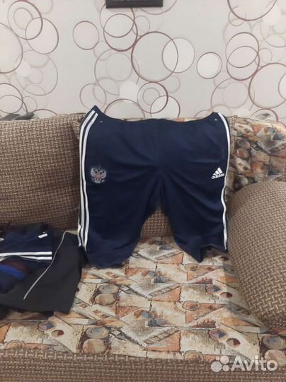Adidas, бриджи 3/4 сборной России новые