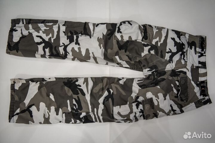 Камуфляжные штаны карго urban camo. S