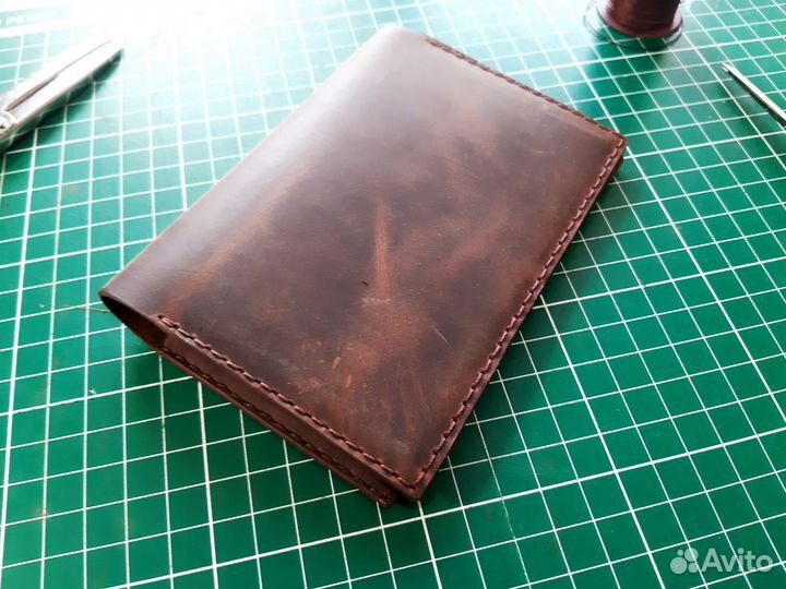 Обложка для автодокументов натуральная кожа