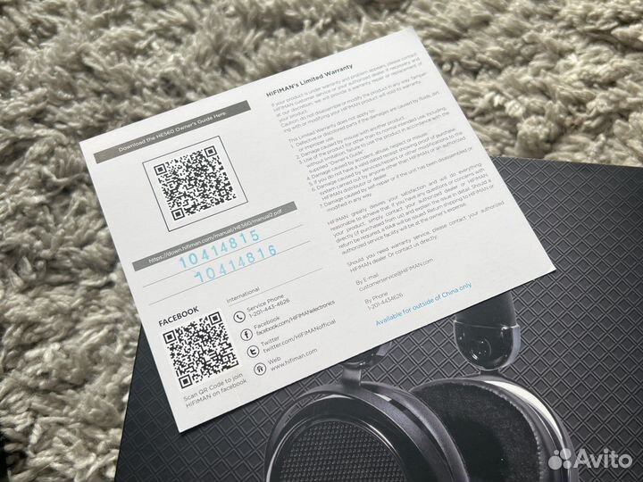 Наушники HiFiman HE-560 v4 Новые Planar Magnetic