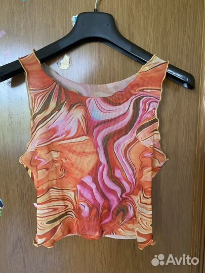 Сетчатый Топ в y2k стиле