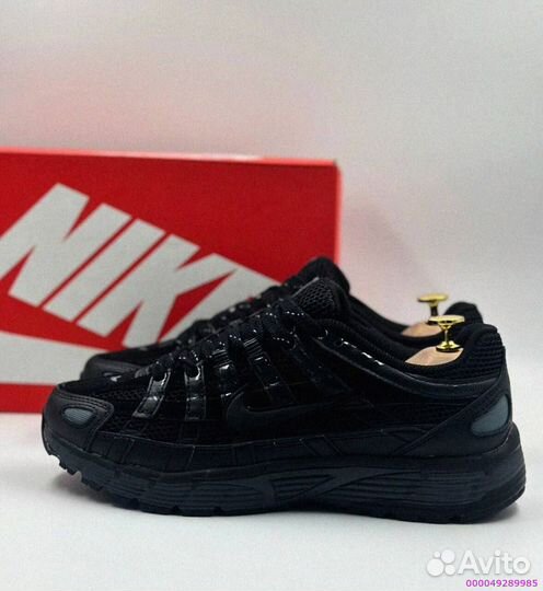 Элегантные черные кроссовки Nike P-6000