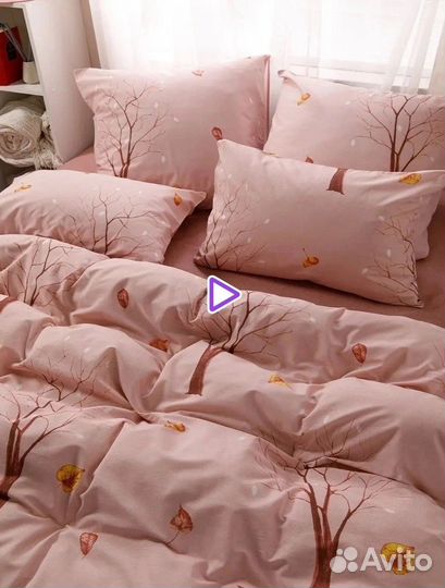Комплект постельного белья 2спальный с европростын
