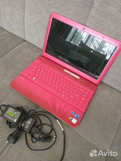 Ноутбук sony vaio розовый