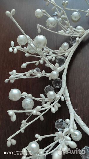 Украшение жемчужный венок